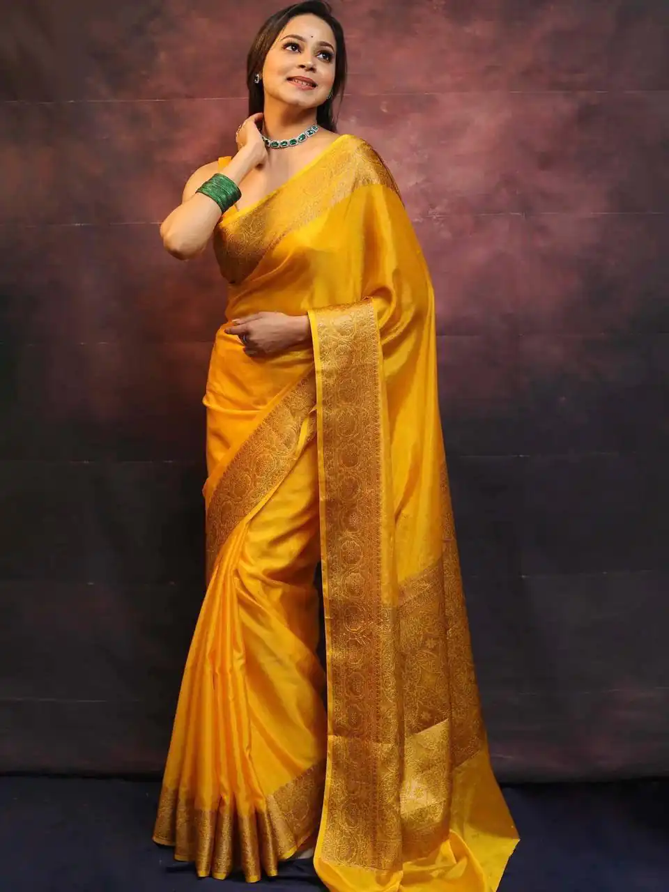 KP 6009 Yellow Soft Lichi Silk With Lace Border & Lace Work. Now Saree at just ₹1349. Delivery 4-6 Working Days. Shop now. | Bollywood Sarees, Creative Sarees, Designer Sarees, Embroidered Sarees, Ethnic Saree, Modern Digital sarees, Party Wear Sarees, Sarees