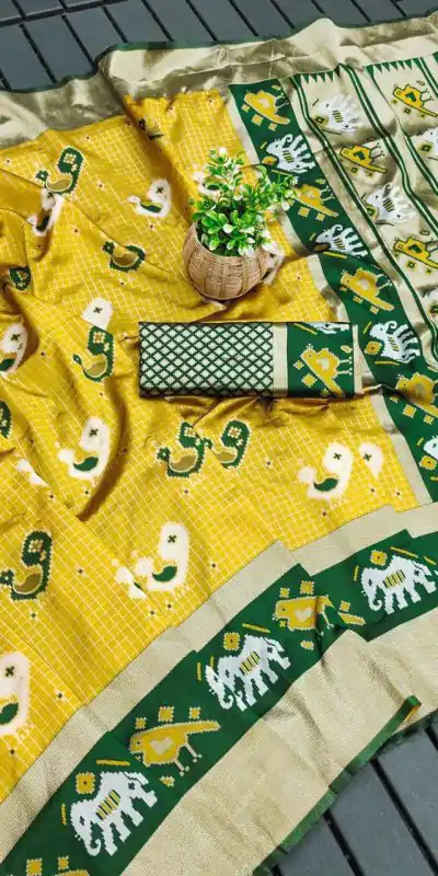 KP 6005 Yellow Soft Lichi Silk With Lace Work & Lace Border Saree. Introductory Price ₹1399. Delivery 4-6 Working Days. Shop now. | Bollywood Sarees, Creative Sarees, Designer Sarees, Embroidered Sarees, Ethnic Saree, Modern Digital sarees, Party Wear Sarees, Sarees