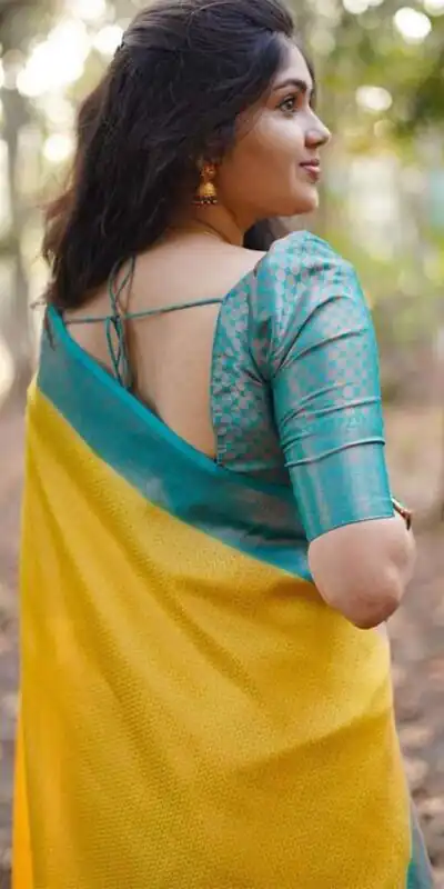 KP 5059 Yellow Color Soft Lichi Silk Cloth. Saree with Designer Work. Get it for ₹1449. Delivery 4-6 Working Days. Shop now. | Bollywood Sarees, Creative Sarees, Designer Sarees, Embroidered Sarees, Ethnic Saree, Modern Digital sarees, Party Wear Sarees, Sarees