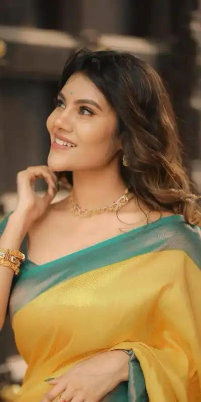 KP 5059 Yellow Color Soft Lichi Silk Cloth. Saree with Designer Work. Get it for ₹1449. Delivery 4-6 Working Days. Shop now. | Bollywood Sarees, Creative Sarees, Designer Sarees, Embroidered Sarees, Ethnic Saree, Modern Digital sarees, Party Wear Sarees, Sarees