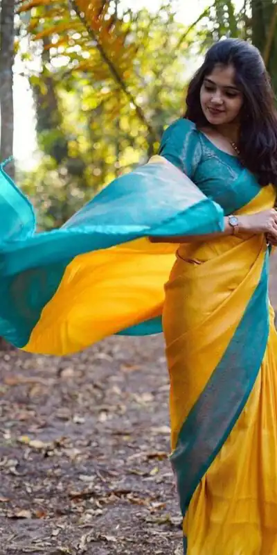 KP 5059 Yellow Color Soft Lichi Silk Cloth. Saree with Designer Work. Get it for ₹1449. Delivery 4-6 Working Days. Shop now. | Bollywood Sarees, Creative Sarees, Designer Sarees, Embroidered Sarees, Ethnic Saree, Modern Digital sarees, Party Wear Sarees, Sarees