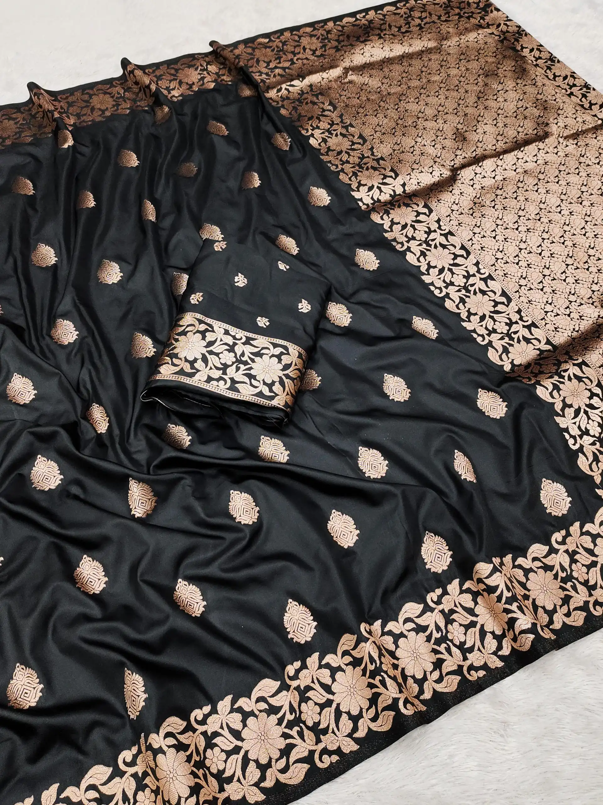 MB 1133 Black in Banarasi Silk Lace Work & Zari Work Saree . Introductory Price ₹1849. Delivery 4-6 Working Days. Shop now. | Bollywood Sarees, Creative Sarees, Designer Sarees, Embroidered Sarees, Ethnic Saree, Modern Digital sarees, Party Wear Sarees, Sarees