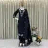 BE 385 Black Color Rayon Slub Cotton Embroidery Work Salwar Suit Casual, Wedding, Festive, Events . Expected Delivery  4-6 Working Days @1899/- only      | Designer Suits, Jump Suits, Casual Suits, Creative suits, Palazzo Suits, Party Wear Suits, Patiala Suits, Salwar suit, Straight Suits