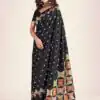 KPR 256 Black in Soft Lichi Silk Lace Border & Lace Work Saree . Special Price ₹1449. Delivery 4-6 Working Days. Shop now. | Bollywood Sarees, Creative Sarees, Designer Sarees, Embroidered Sarees, Ethnic Saree, Modern Digital sarees, Party Wear Sarees, Sarees