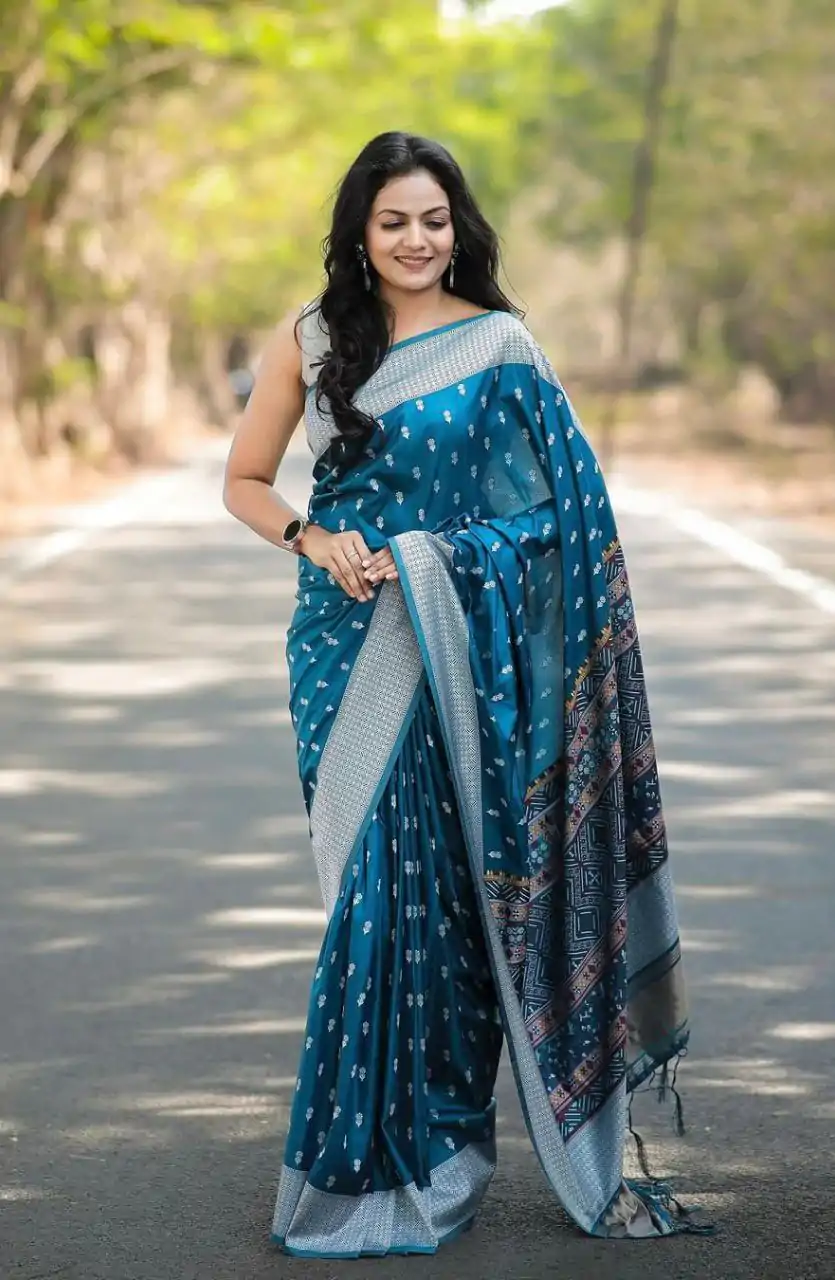 KPR 229 Blue in Soft Lichi Silk Lace Border & Lace Work Saree . Special Price ₹1399. Delivery 4-6 Working Days. Shop now. | Bollywood Sarees, Creative Sarees, Designer Sarees, Embroidered Sarees, Ethnic Saree, Modern Digital sarees, Party Wear Sarees, Sarees