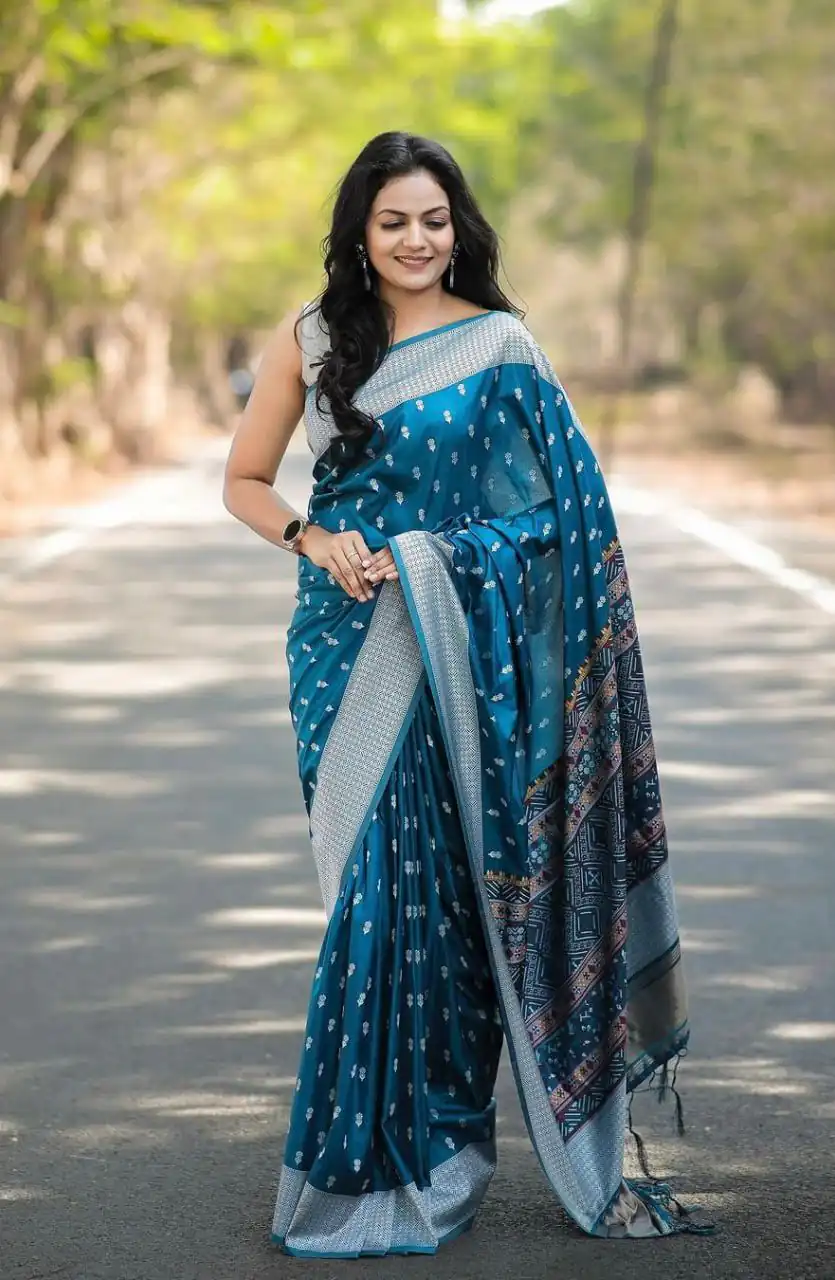 KPR 229 Blue in Soft Lichi Silk Lace Border & Lace Work Saree . Special Price ₹1399. Delivery 4-6 Working Days. Shop now. | Bollywood Sarees, Creative Sarees, Designer Sarees, Embroidered Sarees, Ethnic Saree, Modern Digital sarees, Party Wear Sarees, Sarees