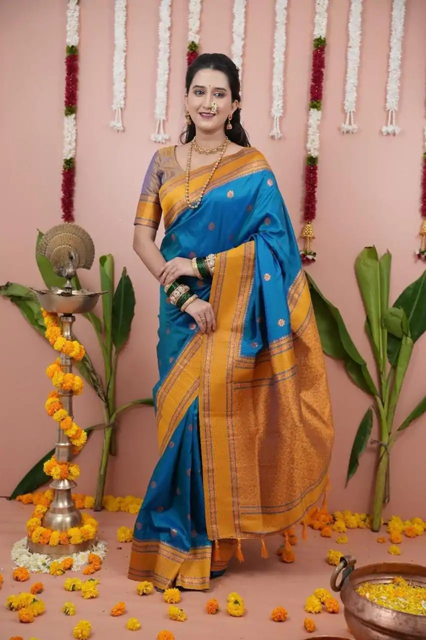 MS 536 Blue Color Banarasi Silk Saree with Zari Work. Wedding, Party, Festive, Events, Available at ₹1699 only. Delivery 4-6 Working Days. Shop now. | Bollywood Sarees, Creative Sarees, Designer Sarees, Embroidered Sarees, Ethnic Saree, Modern Digital sarees, Party Wear Sarees, Sarees