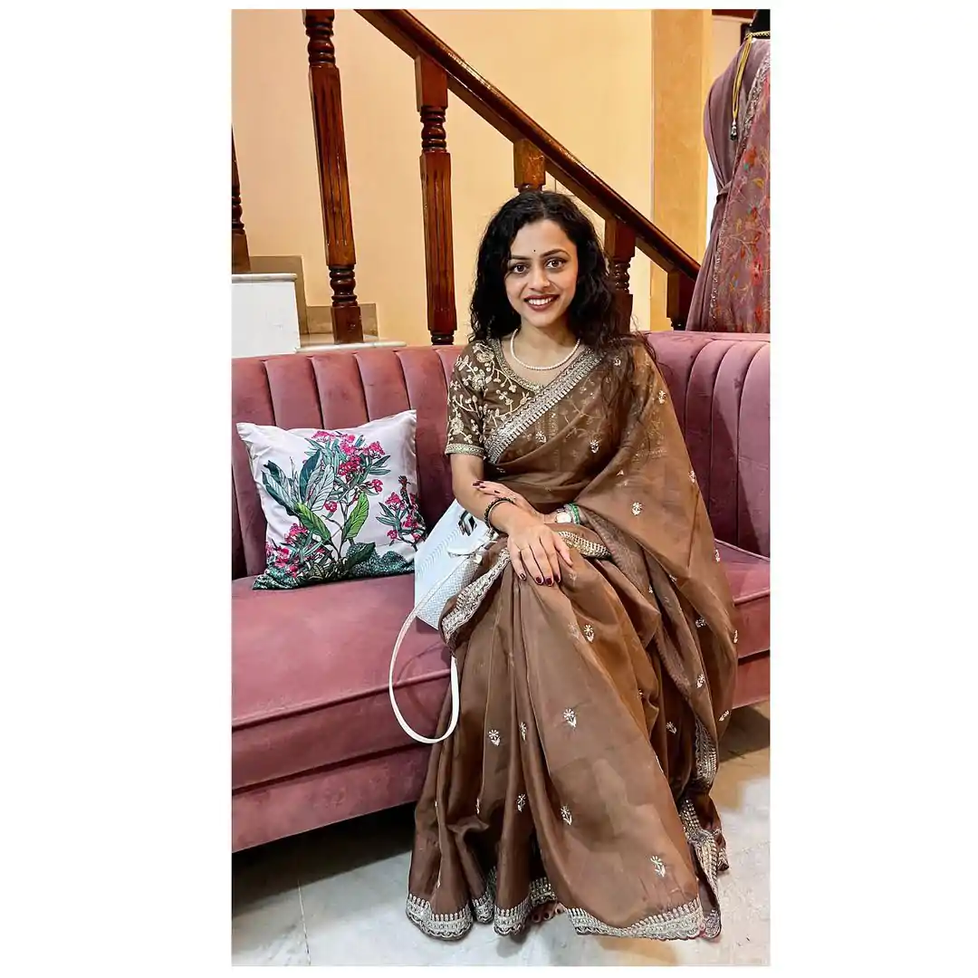 AC MAGIC CIRCLE Brown Soft Organza Saree Perfect for Wedding, Party, Haldi, Festival Celebrations, Diwali – . Grab it for ₹2099. Delivery 4-6 Working Days | Bollywood Sarees, Creative Sarees, Designer Sarees, Embroidered Sarees, Ethnic Saree, Modern Digital sarees, Party Wear Sarees, Sarees