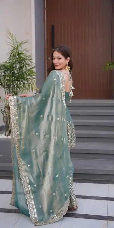 FC SSC 658 Firozi Fendy Satin Silk Gown Perfect for Wedding, Party, Karwa Chauth, Family Gatherings, Holi – . Now at just ₹2999. Delivery 4-6 Working | Bollywood Lehenga, Creative Lehenga, Designer Lehenga, Embroidered Lehenga, Lehenga, Party Wear Lehenga