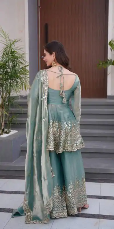 FC SSC 658 Firozi Fendy Satin Silk Gown Perfect for Wedding, Party, Karwa Chauth, Family Gatherings, Holi – . Now at just ₹2999. Delivery 4-6 Working | Bollywood Lehenga, Creative Lehenga, Designer Lehenga, Embroidered Lehenga, Lehenga, Party Wear Lehenga