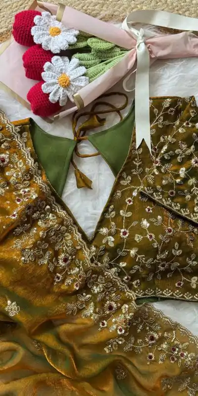 AC MISTY Gold in Fandy Chiffon Embroidery Work & Sequins Work Saree . Available at ₹1999 only. Delivery 4-6 Working Days. Shop now. | Bollywood Sarees, Creative Sarees, Designer Sarees, Embroidered Sarees, Ethnic Saree, Modern Digital sarees, Party Wear Sarees, Sarees