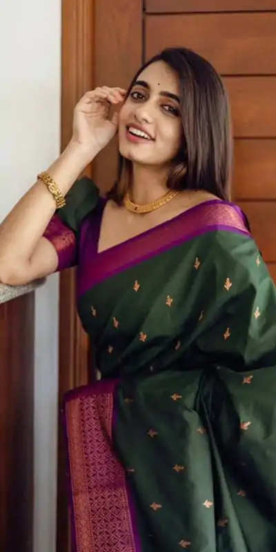 KP 5008 Green in Soft Lichi Silk Lace Work & Lace Border Saree Available at ₹1449 only. Delivery 4-6 Working Days. Shop now. | Bollywood Sarees, Creative Sarees, Designer Sarees, Embroidered Sarees, Ethnic Saree, Modern Digital sarees, Party Wear Sarees, Sarees