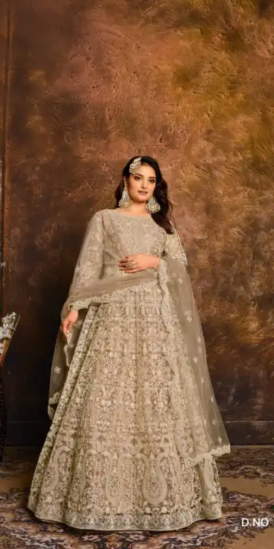 FC Vani 1903 Grey Net Salwar Suit with Embroidery Work. Wedding, Party, Festive, Events Festive Deal ₹2999. Delivery 4-6 Working Days. Shop now. | Designer Suits, Jump Suits, Casual Suits, Creative suits, Palazzo Suits, Party Wear Suits, Patiala Suits, Salwar suit, Straight Suits