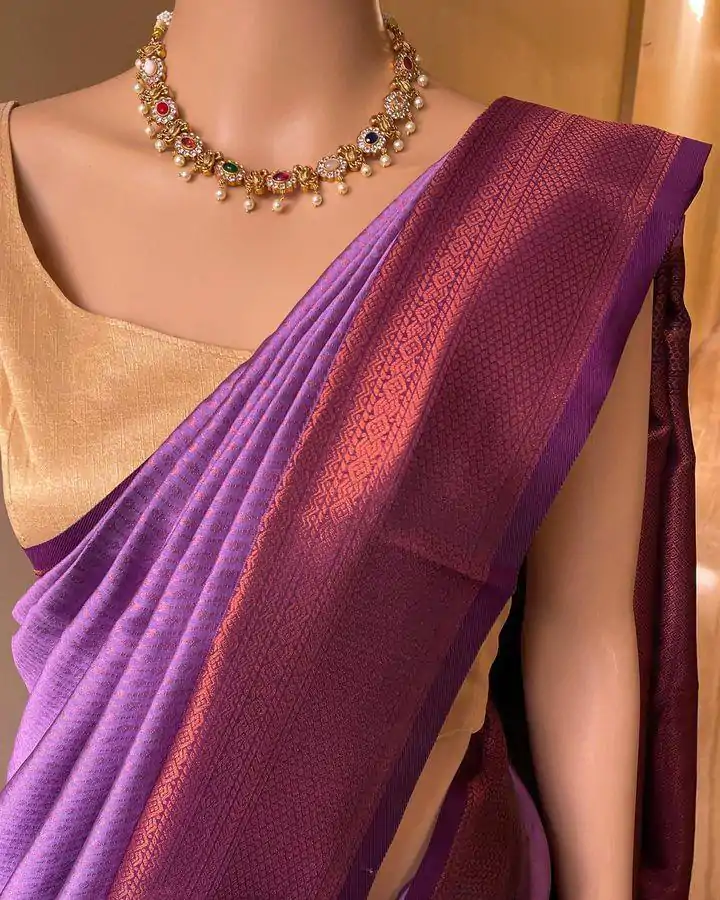 KPR 206 Lavender in Soft Lichi Silk Lace Jacquard Border & Lace Work Saree . Special Price ₹1399. Delivery 4-6 Working Days. Shop now. | Bollywood Sarees, Creative Sarees, Designer Sarees, Embroidered Sarees, Ethnic Saree, Modern Digital sarees, Party Wear Sarees, Sarees