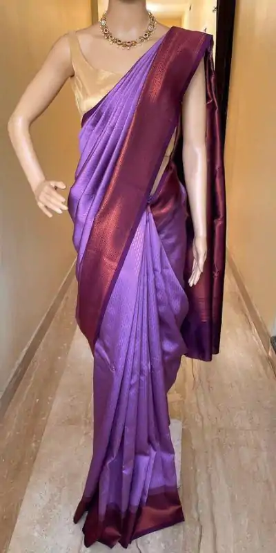 KPR 206 Lavender in Soft Lichi Silk Lace Jacquard Border & Lace Work Saree . Special Price ₹1399. Delivery 4-6 Working Days. Shop now. | Bollywood Sarees, Creative Sarees, Designer Sarees, Embroidered Sarees, Ethnic Saree, Modern Digital sarees, Party Wear Sarees, Sarees