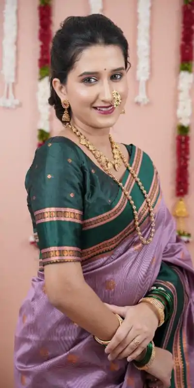 MS 536 Lavender Color Banarasi Silk Saree with Zari Work. Wedding, Party, Festive, Events, Available at ₹1699 only. Delivery 4-6 Working Days. Shop now. | Bollywood Sarees, Creative Sarees, Designer Sarees, Embroidered Sarees, Ethnic Saree, Modern Digital sarees, Party Wear Sarees, Sarees