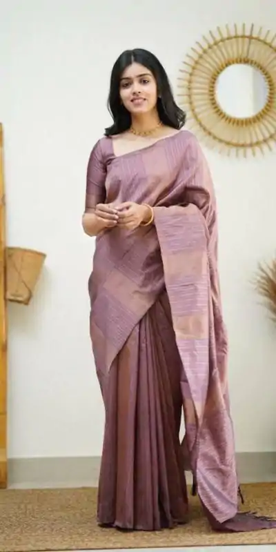 KPR 152 Lavender Soft Lichi Silk Saree with Lace Work & Lace Border. Available at ₹1249 only. Delivery 4-6 Working Days. Shop now. | Bollywood Sarees, Creative Sarees, Designer Sarees, Embroidered Sarees, Ethnic Saree, Modern Digital sarees, Party Wear Sarees, Sarees