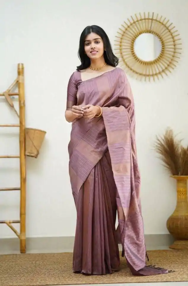 KPR 152 Lavender Soft Lichi Silk Saree with Lace Work & Lace Border. Available at ₹1249 only. Delivery 4-6 Working Days. Shop now. | Bollywood Sarees, Creative Sarees, Designer Sarees, Embroidered Sarees, Ethnic Saree, Modern Digital sarees, Party Wear Sarees, Sarees