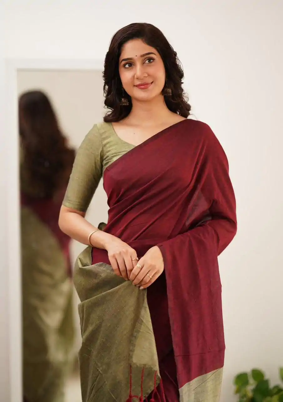 KPR 243 Maroon in Soft Lilian Slab Designer Work Saree .Wedding, Party, Festive, Events Available at ₹1349 only. Delivery 4-6 Working Days. Shop now. | Bollywood Sarees, Creative Sarees, Designer Sarees, Embroidered Sarees, Ethnic Saree, Modern Digital sarees, Party Wear Sarees, Sarees