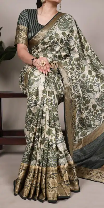 YNF 7050 Mehandi Color Tasar Silk with Lace Border & Lace Work Saree . Best Price ₹1749. Delivery 4-6 Working Days. Shop now. | Bollywood Sarees, Creative Sarees, Designer Sarees, Embroidered Sarees, Ethnic Saree, Modern Digital sarees, Party Wear Sarees, Sarees