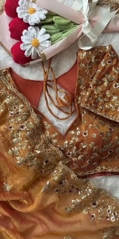 AC MISTY Mustard in Fandy Chiffon Embroidery Work & Sequins Work Saree . Available at ₹1999 only. Delivery 4-6 Working Days. Shop now. | Bollywood Sarees, Creative Sarees, Designer Sarees, Embroidered Sarees, Ethnic Saree, Modern Digital sarees, Party Wear Sarees, Sarees