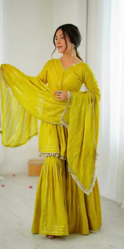 SRK 5300 Mustard Mal Chanderi With Lace Work & Mirror Work Salwar Suit . Get it for ₹2099. Delivery 4-6 Working Days. Shop now. | Designer Suits, Jump Suits, Tops & Bottoms, Track Suits, Trendy Wear, Casual Suits, Creative suits, Palazzo Suits, Party Wear Suits, Patiala Suits, Salwar suit, Straight Suits