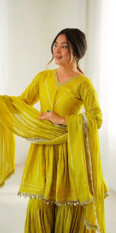 SRK 5300 Mustard Mal Chanderi With Lace Work & Mirror Work Salwar Suit . Get it for ₹2099. Delivery 4-6 Working Days. Shop now. | Designer Suits, Jump Suits, Tops & Bottoms, Track Suits, Trendy Wear, Casual Suits, Creative suits, Palazzo Suits, Party Wear Suits, Patiala Suits, Salwar suit, Straight Suits