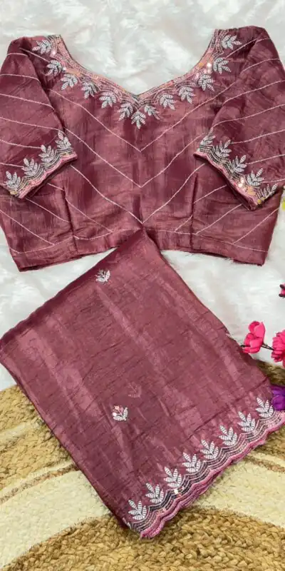 AC COCKTAIL Onion Gold Crush Saree Perfect for Wedding, Party, Engagement, Cultural Events, Pongal – . Available at ₹2149 only. Delivery 4-6 Working Day | Bollywood Sarees, Creative Sarees, Designer Sarees, Embroidered Sarees, Ethnic Saree, Modern Digital sarees, Party Wear Sarees, Sarees