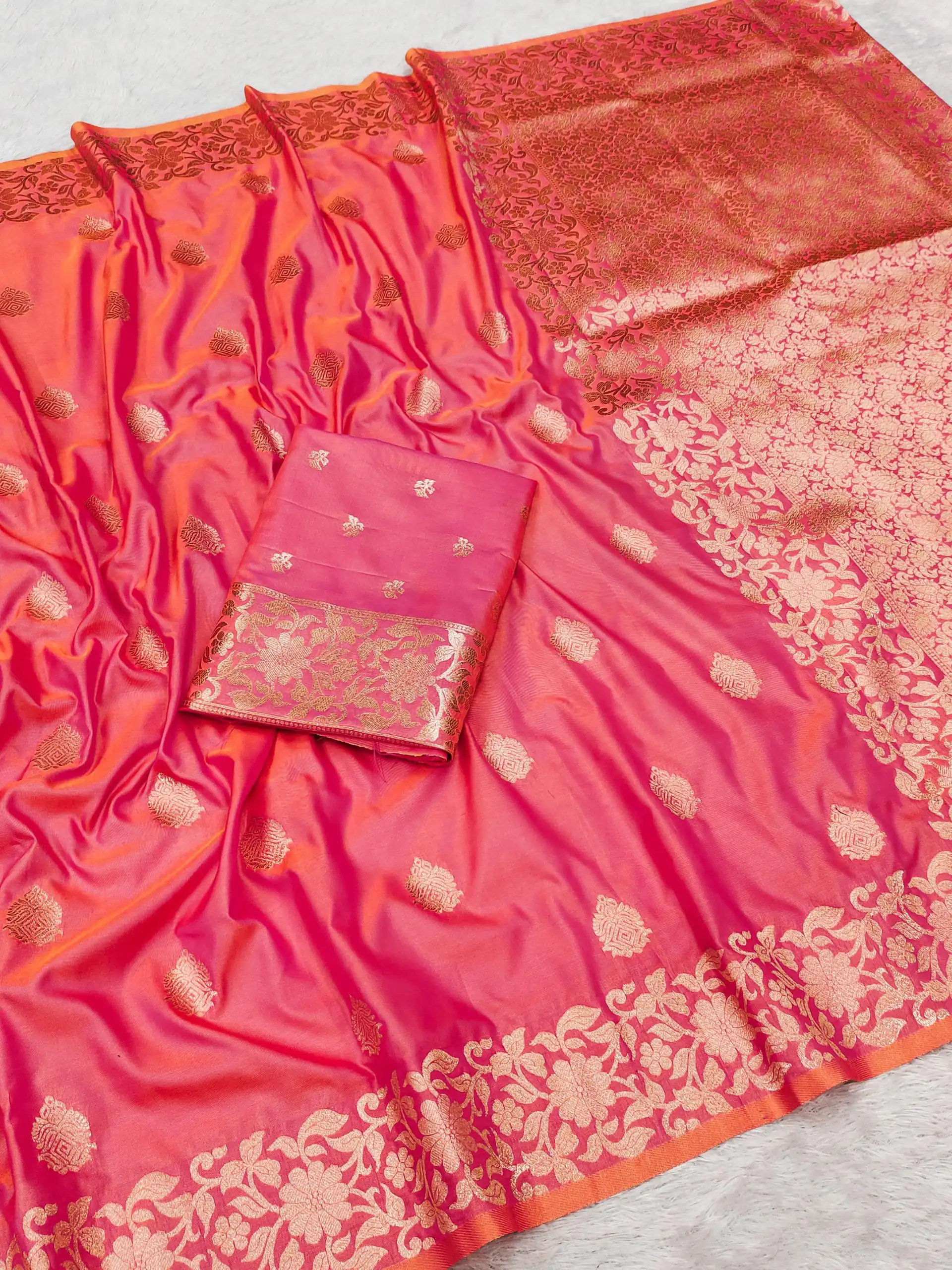 MB 1133 Peach in Banarasi Silk Lace Work & Zari Work Saree . Introductory Price ₹1849. Delivery 4-6 Working Days. Shop now. | Bollywood Sarees, Creative Sarees, Designer Sarees, Embroidered Sarees, Ethnic Saree, Modern Digital sarees, Party Wear Sarees, Sarees