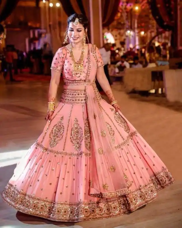 KF 1609 Peach Faux Georgette with Embroidery Work Lehenga Choli . Exclusive Offer ₹3099. Delivery 4-6 Working Days. Shop now. | Designer Suits, Jump Suits, Casual Suits, Creative suits, Palazzo Suits, Party Wear Suits, Patiala Suits, Salwar suit, Straight Suits