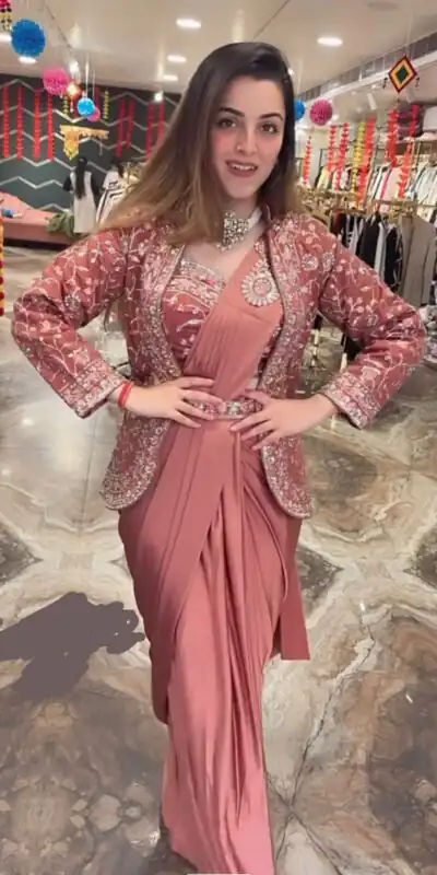 ST 1078 Peach in Color Rangoli Silk Embroidery Work Saree .Wedding, Party, Festive, Events,Best Price ₹2399. Delivery 4-6 Working Days. Shop now. | Bollywood Sarees, Creative Sarees, Designer Sarees, Embroidered Sarees, Ethnic Saree, Modern Digital sarees, Party Wear Sarees, Sarees