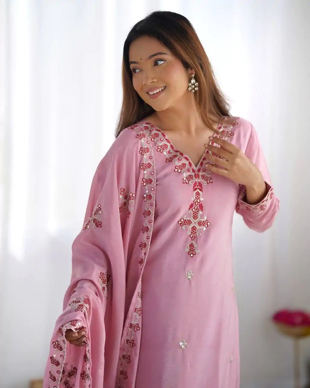 SSR 5005 Pink Chinnon Silk with Lace Work & Embroidery Work Salwar Suit . Now at just ₹1849. Delivery 4-6 Working Days. Shop now. | Designer Suits, Jump Suits, Tops & Bottoms, Track Suits, Trendy Wear, Casual Suits, Creative suits, Palazzo Suits, Party Wear Suits, Patiala Suits, Salwar suit, Straight Suits