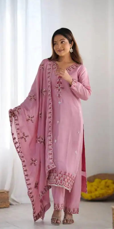 SSR 5005 Pink Chinnon Silk with Lace Work & Embroidery Work Salwar Suit . Now at just ₹1849. Delivery 4-6 Working Days. Shop now. | Designer Suits, Jump Suits, Tops & Bottoms, Track Suits, Trendy Wear, Casual Suits, Creative suits, Palazzo Suits, Party Wear Suits, Patiala Suits, Salwar suit, Straight Suits