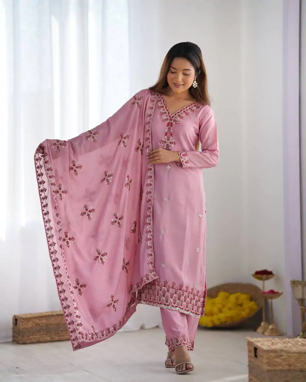 SSR 5005 Pink Chinnon Silk with Lace Work & Embroidery Work Salwar Suit . Now at just ₹1849. Delivery 4-6 Working Days. Shop now. | Designer Suits, Jump Suits, Tops & Bottoms, Track Suits, Trendy Wear, Casual Suits, Creative suits, Palazzo Suits, Party Wear Suits, Patiala Suits, Salwar suit, Straight Suits