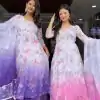 ST 1126 Pink Faux Georgette Gown Perfect for Wedding, Party, Diwali, Makar Sankranti, Mehendi – . Special Price ₹2599. Delivery 4-6 Working Days. | Designer Suits, Jump Suits, Casual Suits, Creative suits, Palazzo Suits, Party Wear Suits, Patiala Suits, Salwar suit, Straight Suits