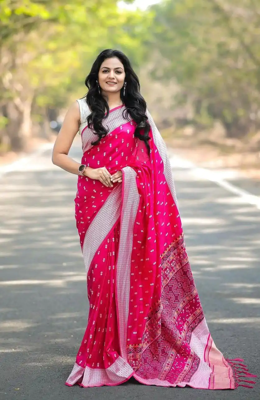 KPR 229 Pink in Soft Lichi Silk Lace Border & Lace Work Saree . Special Price ₹1399. Delivery 4-6 Working Days. Shop now. | Bollywood Sarees, Creative Sarees, Designer Sarees, Embroidered Sarees, Ethnic Saree, Modern Digital sarees, Party Wear Sarees, Sarees