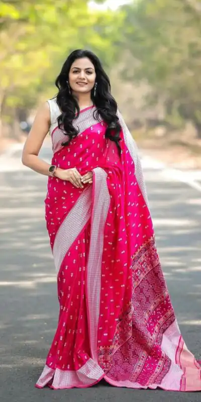 KPR 229 Pink in Soft Lichi Silk Lace Border & Lace Work Saree . Special Price ₹1399. Delivery 4-6 Working Days. Shop now. | Bollywood Sarees, Creative Sarees, Designer Sarees, Embroidered Sarees, Ethnic Saree, Modern Digital sarees, Party Wear Sarees, Sarees