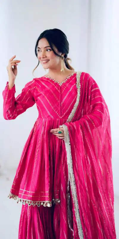 SRK 5300 Pink Mal Chanderi With Lace Work & Mirror Work Salwar Suit . Get it for ₹2099. Delivery 4-6 Working Days. Shop now. | Designer Suits, Jump Suits, Tops & Bottoms, Track Suits, Trendy Wear, Casual Suits, Creative suits, Palazzo Suits, Party Wear Suits, Patiala Suits, Salwar suit, Straight Suits