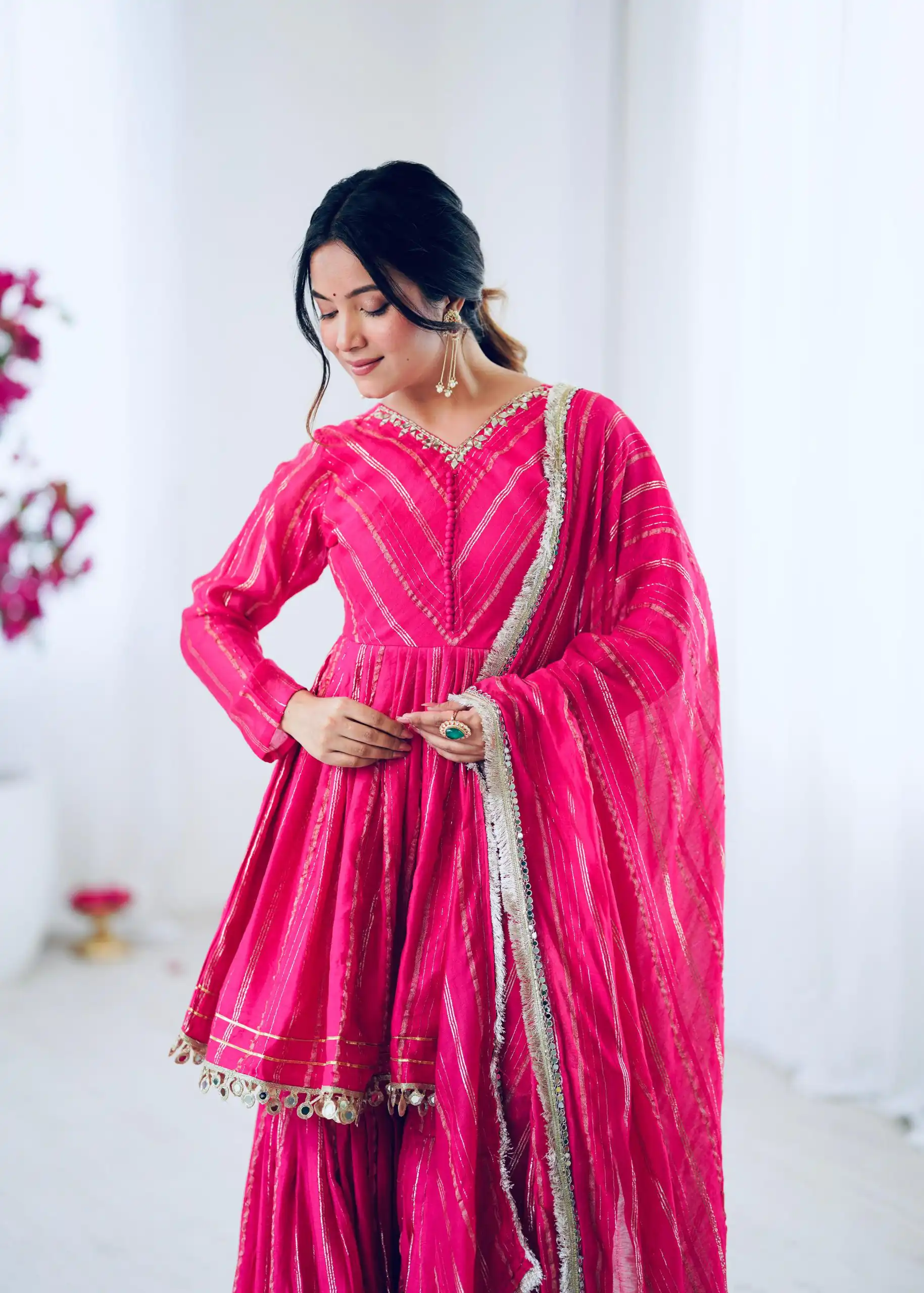 SRK 5300 Pink Mal Chanderi With Lace Work & Mirror Work Salwar Suit . Get it for ₹2099. Delivery 4-6 Working Days. Shop now. | Designer Suits, Jump Suits, Tops & Bottoms, Track Suits, Trendy Wear, Casual Suits, Creative suits, Palazzo Suits, Party Wear Suits, Patiala Suits, Salwar suit, Straight Suits