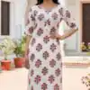 INLI White Beauty Pink Color Rayon Print Kurti with Designer Work. Get it for ₹1199. Delivery 4-6 Working Days. Shop now. | Bollywood Kurti, Creative Kurtis, Designer Kurti, Kurti, Party Wear Kurti, Selfie Kurti