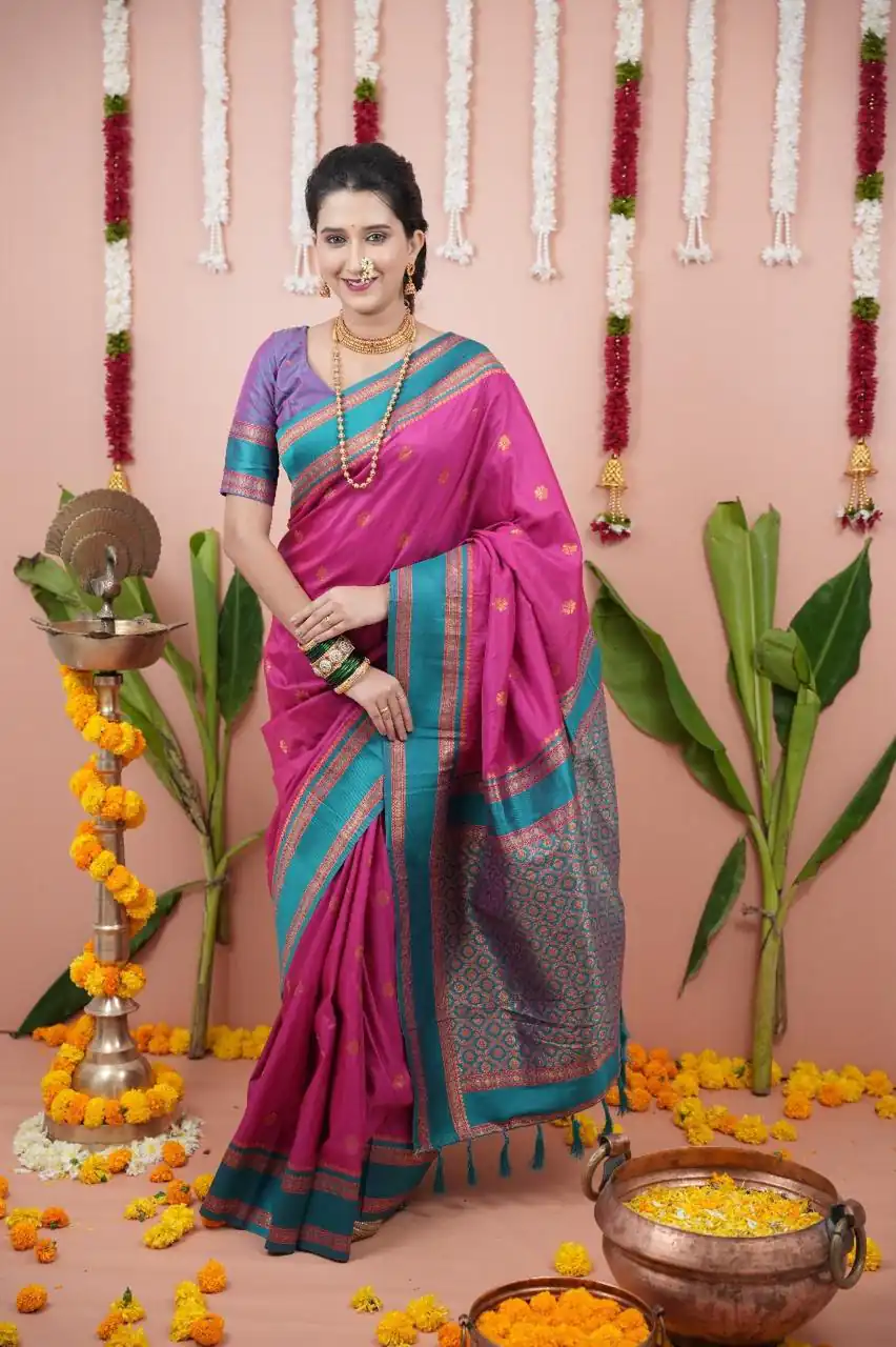 MS 536 Pink Color Banarasi Silk Saree with Zari Work. Wedding, Party, Festive, Events, Available at ₹1699 only. Delivery 4-6 Working Days. Shop now. | Bollywood Sarees, Creative Sarees, Designer Sarees, Embroidered Sarees, Ethnic Saree, Modern Digital sarees, Party Wear Sarees, Sarees