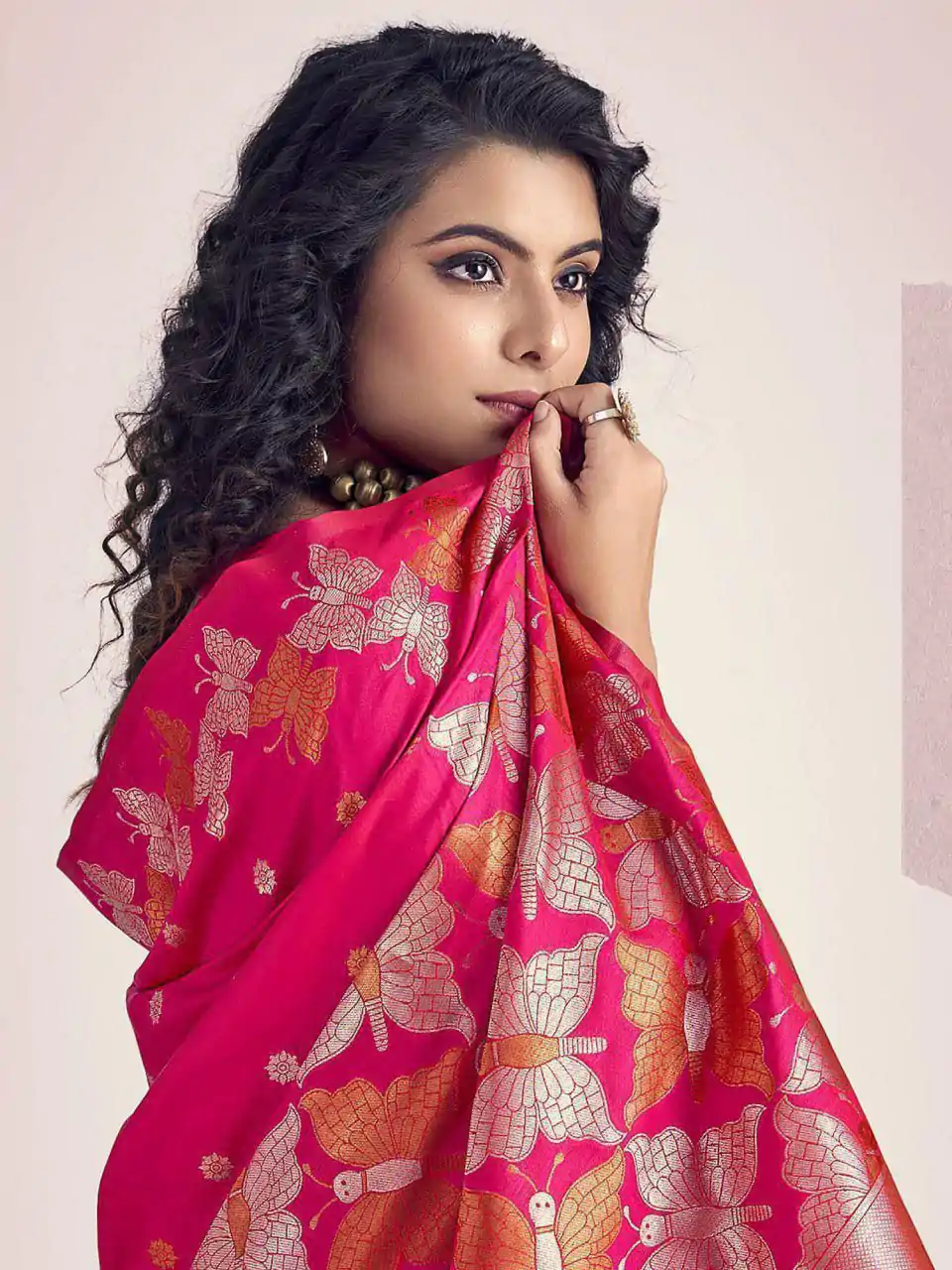 KPR 256 Pink in Soft Lichi Silk Lace Border & Lace Work Saree . Special Price ₹1449. Delivery 4-6 Working Days. Shop now. | Bollywood Sarees, Creative Sarees, Designer Sarees, Embroidered Sarees, Ethnic Saree, Modern Digital sarees, Party Wear Sarees, Sarees