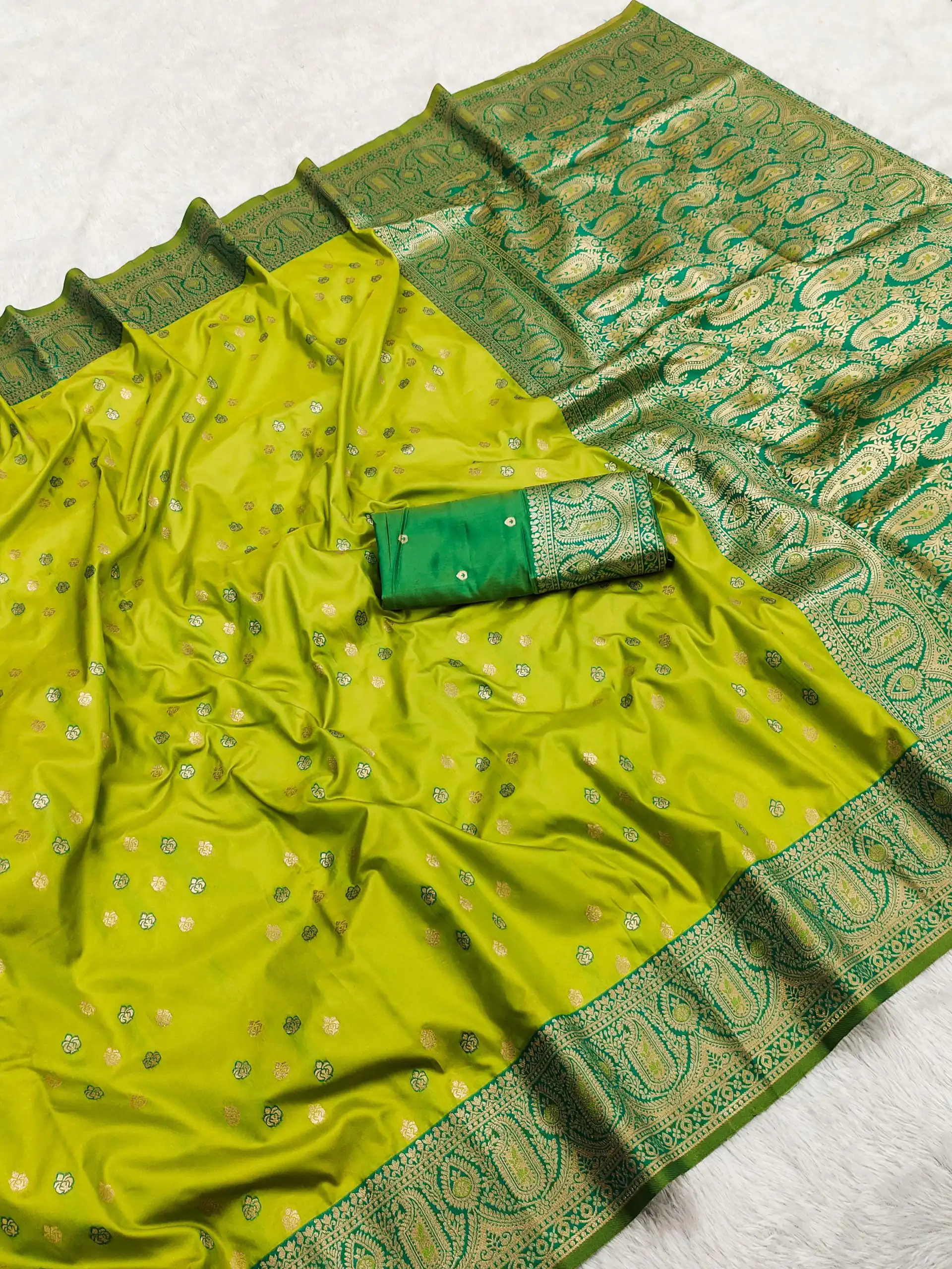 MB 3312-A Pista in Rich Banarasi Silk Zari Work & Lace Work Saree . Affordable Price ₹2049. Delivery 4-6 Working Days. Shop now. | Bollywood Sarees, Creative Sarees, Designer Sarees, Embroidered Sarees, Ethnic Saree, Modern Digital sarees, Party Wear Sarees, Sarees