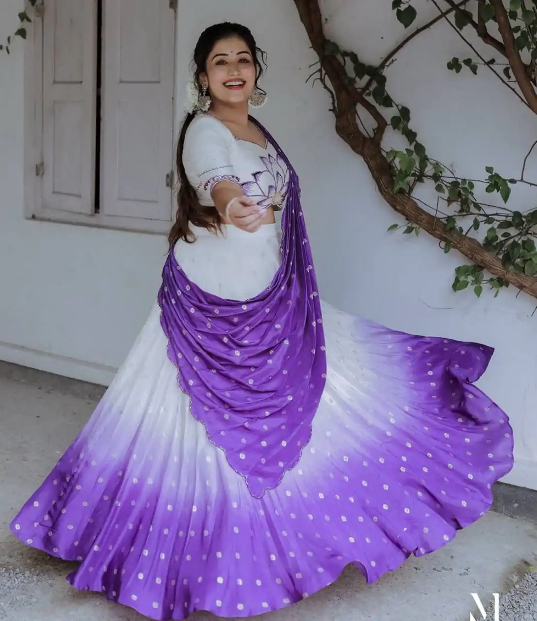 PC 500 Purple in Color Chinon Digital Print Lehenga Choli . Wedding, Party, Festive, Events Festive Deal ₹2449. Delivery 4-6 Working Days. Shop now. | Bollywood Lehenga, Creative Lehenga, Designer Lehenga, Embroidered Lehenga, Lehenga, Party Wear Lehenga