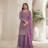 FC V 67831 Purple in Viscose Chinon Zari Work & Embroidery Work Salwar Suit . Grab it for ₹3049. Delivery 4-6 Working Days. Shop now. | Designer Suits, Jump Suits, Casual Suits, Creative suits, Palazzo Suits, Party Wear Suits, Patiala Suits, Salwar suit, Straight Suits