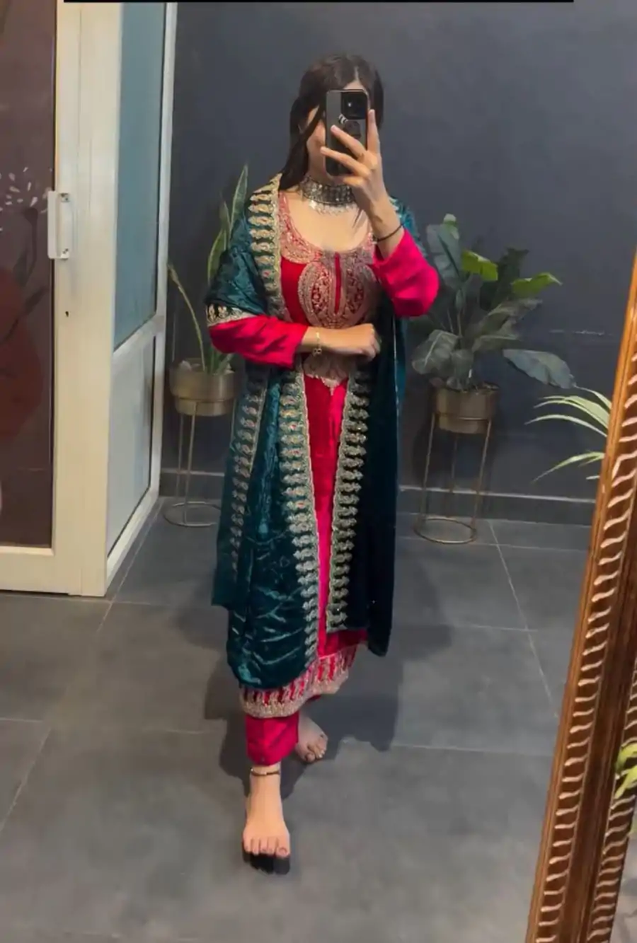 VLM 234 Red in Viscose Velvet Lace Work & Embroidery Work Salwar Suit. Affordable Price ₹1999. Delivery 4-6 Working Days. Shop now. | Designer Suits, Jump Suits, Casual Suits, Creative suits, Palazzo Suits, Party Wear Suits, Patiala Suits, Salwar suit, Straight Suits