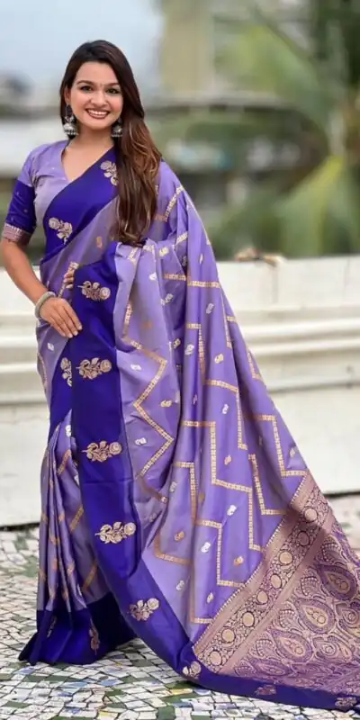 MS 543 Royal Blue Color Banarasi Silk Saree with Zari Work. Wedding, Party, Festive, Events, Available at ₹1649 only. Delivery 4-6 Working Days. Shop now. | Bollywood Sarees, Creative Sarees, Designer Sarees, Embroidered Sarees, Ethnic Saree, Modern Digital sarees, Party Wear Sarees, Sarees