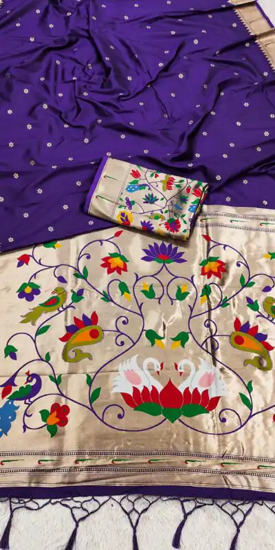 MB 149 Royal Blue Silk Saree with Zari Work & Lace Work. Wedding, Party, Festive, Events, Grab it for ₹2549. Delivery 4-6 Working Days. Shop now. | Bollywood Sarees, Creative Sarees, Designer Sarees, Embroidered Sarees, Ethnic Saree, Modern Digital sarees, Party Wear Sarees, Sarees