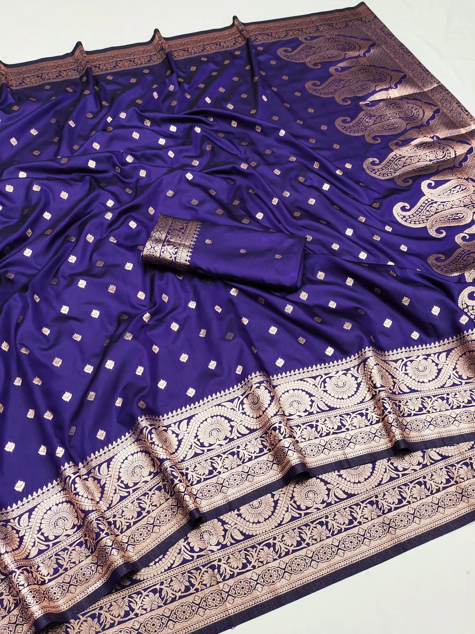 MB 1132 Royal Blue Banarasi silk Saree Perfect for Wedding, Party, Traditional Day, Lohri, Durga Puja – . Festive Deal ₹1849. Delivery 4-6 Working Days. | Bollywood Sarees, Creative Sarees, Designer Sarees, Embroidered Sarees, Ethnic Saree, Modern Digital sarees, Party Wear Sarees, Sarees