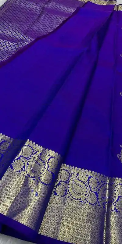 KPR 239 Royal Blue Soft Lichi Silk Saree Perfect for Wedding, Party, Haldi, Onam, Pooja – . Special Price ₹1499. Delivery 4-6 Working Days. Shop now. | Bollywood Sarees, Creative Sarees, Designer Sarees, Embroidered Sarees, Ethnic Saree, Modern Digital sarees, Party Wear Sarees, Sarees